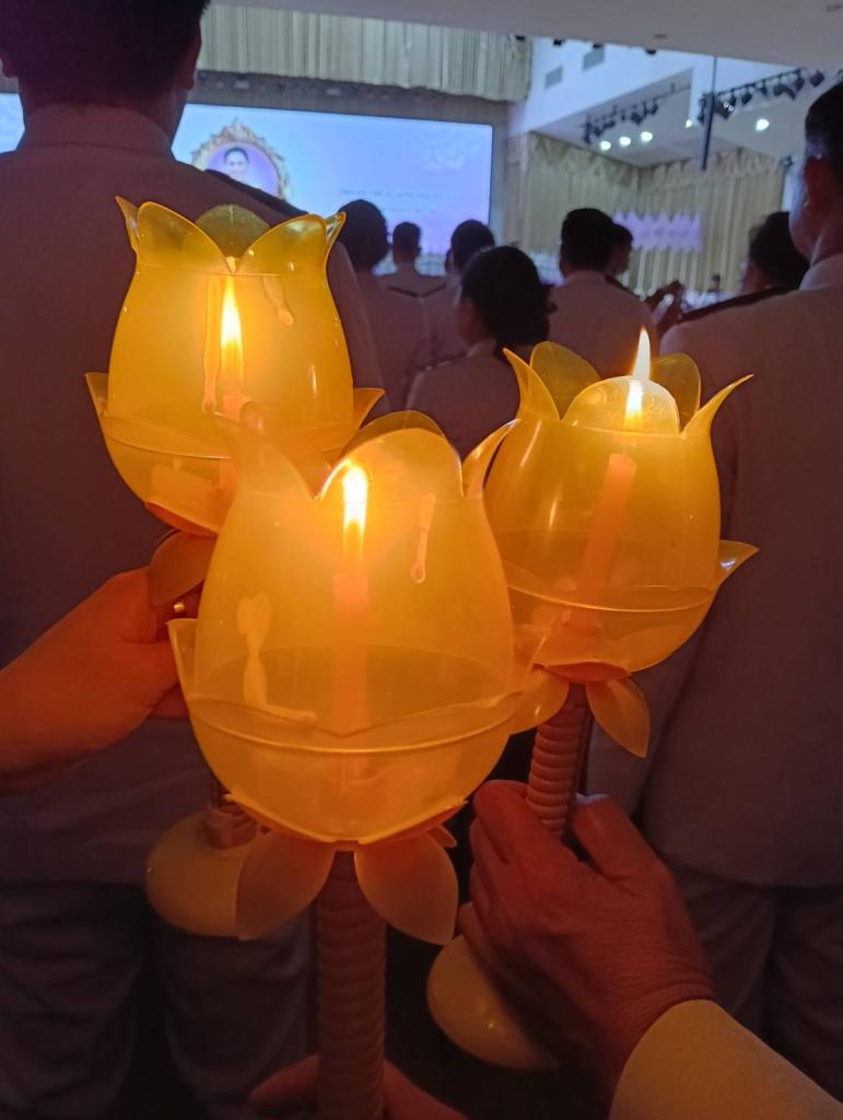 DIPROM Center 7 ร่วมพิธีถวายเครื่องราชสักการะและจุดเทียนชัยถวายพระพรชัยมงคล เนื่องในโอกาสวันเฉลิมพระชนมพรรษา  สมเด็จพระนางเจ้าสุทิดา พัชรสุธาพิมลลักษณ พระบรมราชินี