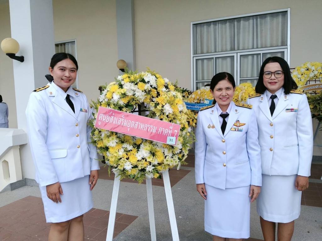 DIPROM CENTER 7 ร่วมพิธีวางพวงมาลาถวายราชสักการะ เนื่องในวันสมเด็จพระนารายณ์มหาราช ประจำปี 2568