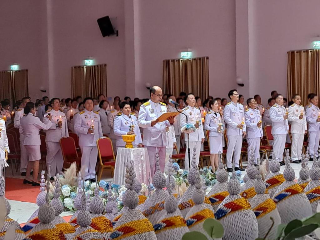 DIPROM Center 7 ร่วมพิธีวางพานพุ่มและจุดเทียนชัยถวายพระพรชัยมงคล เนื่องในวันเฉลิมพระชนมพรรษา “สมเด็จพระนางเจ้าสิริกิติ์ พระบรมราชินีนาถ พระบรมราชชนนีพันปีหลวง”