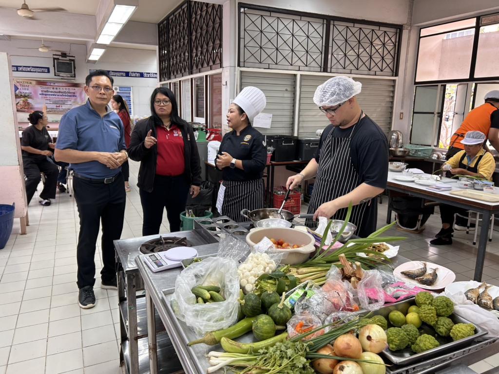 DIPROM Center 7 ลงพื้นที่ติดตามกิจกรรมฝึกอบรม “เชฟอาหารไทยมืออาชีพ” ภาคตะวันออกเฉียงเหนือตอนล่าง