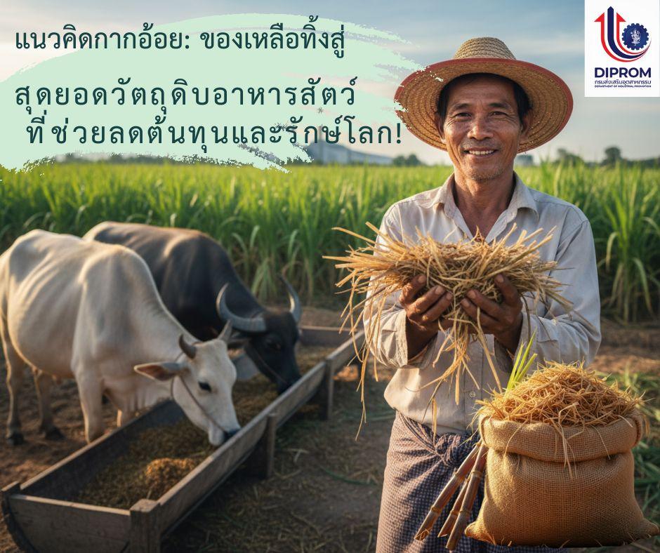 กากอ้อย: จากของเหลือทิ้งสู่โอกาสทองของเกษตรกร