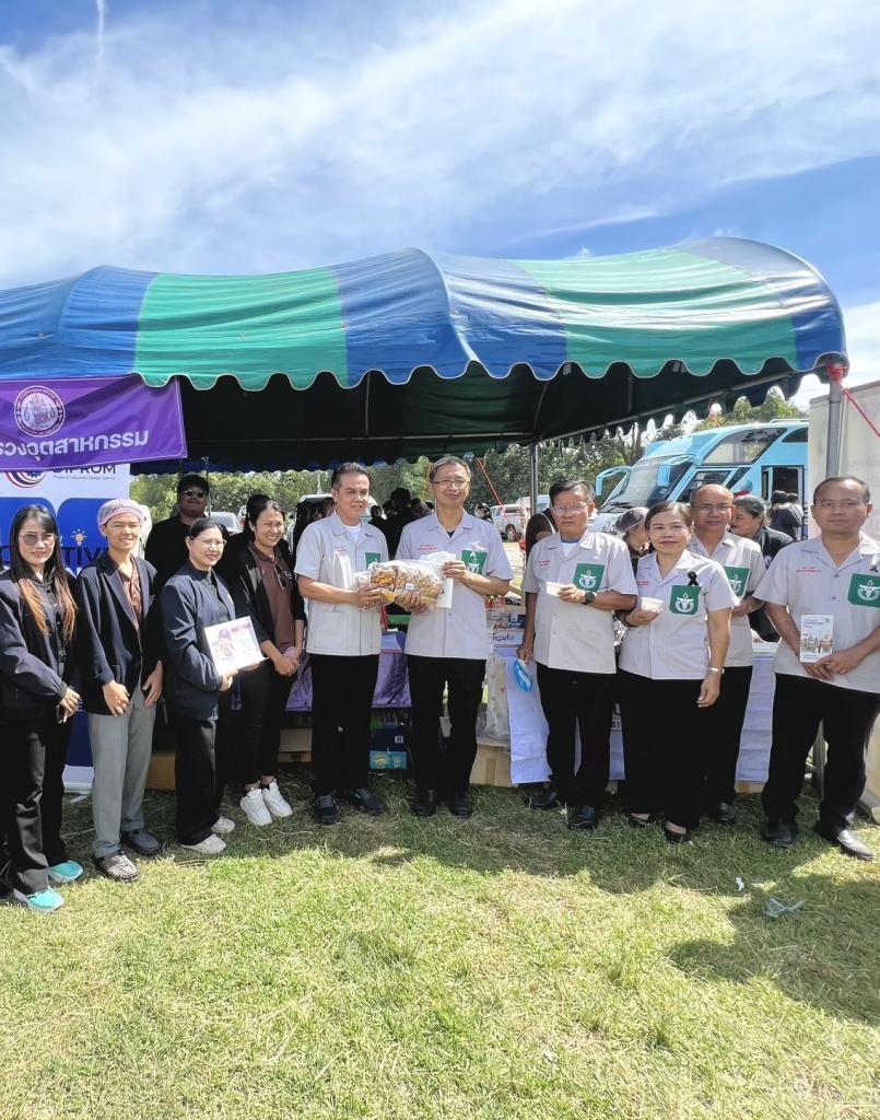 DIPROM CENTER 7 ลงพื้นที่อุบลราชธานี  ร่วมหน่วยแพทย์เคลื่อนที่ พอ.สว. ให้บริการประชาชน—ผลักดันนโยบาย MIND สู่อุตสาหกรรมคู่ชุมชน