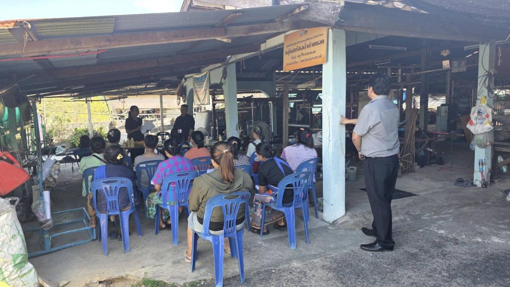 DIPROM Center 7 ลงพื้นที่อุบลราชธานี หนุนวิสาหกิจชุมชนทอผ้าทอมือบ้านบอน สู่การยกระดับเศรษฐกิจชุมชนอย่างยั่งยืน