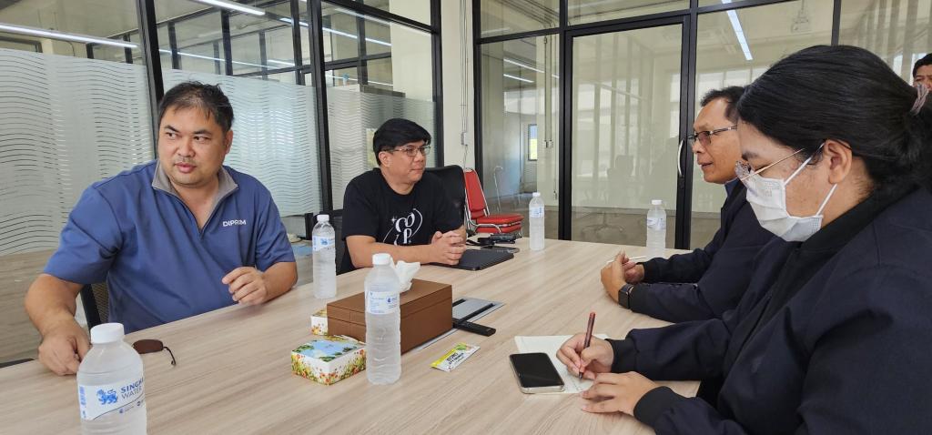 DIPROM Center 7 ลงพื้นที่กำกับติดตามผลการดำเนินงานกิจกรรมพัฒนาสถานประกอบการอุตสาหกรรมชีวภาพและโลจิสติกส์