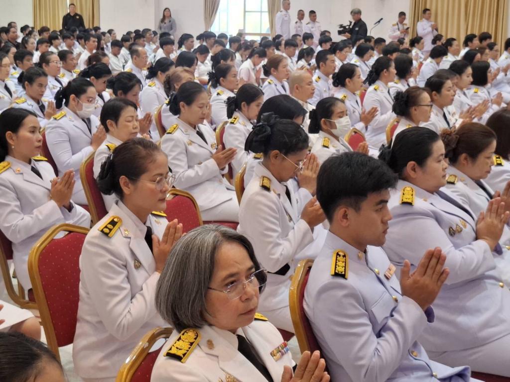 DIPROM Center 7 ร่วมพิธีรวมพลังทางศาสนา น้อมรำลึกพระมหากรุณาธิคุณ สตมวาร 100 วัน