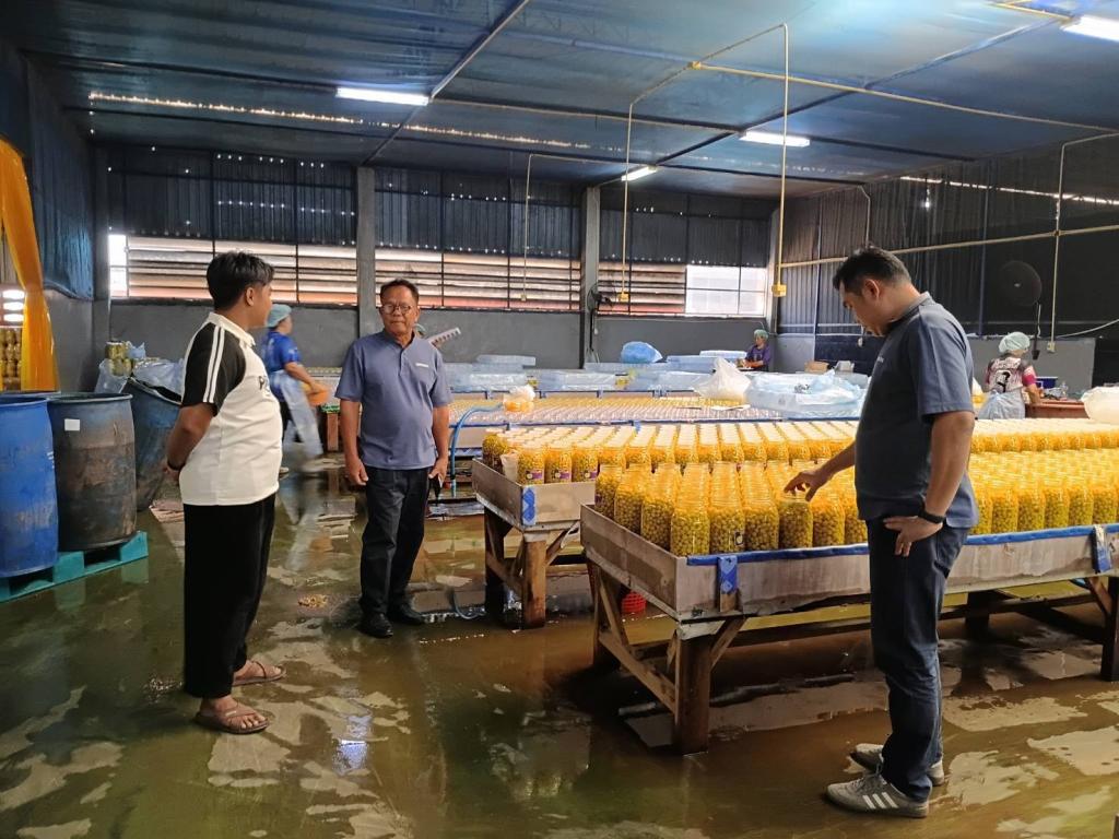 DIPROM Center 7 ลงพื้นที่กำกับติดตามกิจกรรมพัฒนาเทคโนโลยีการผลิตขั้นสูงสำหรับอุตสาหกรรมเกษตรแปรรูป