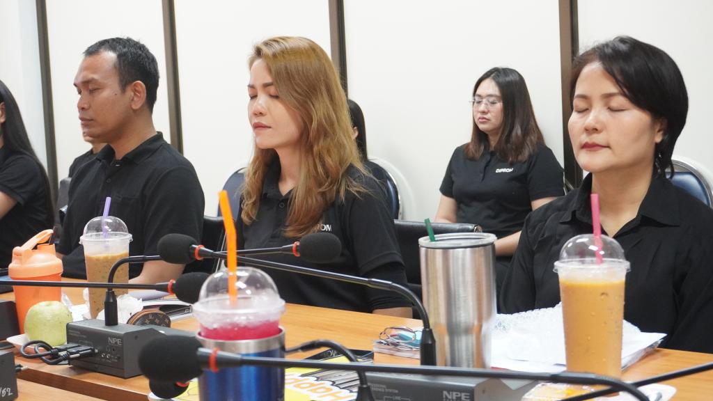 DIPROM Center 7 จัดกิจกรรม “ฟังธรรม นั่งสมาธิ” เสริมสร้างคุณธรรมจริยธรรมแก่บุคลากร