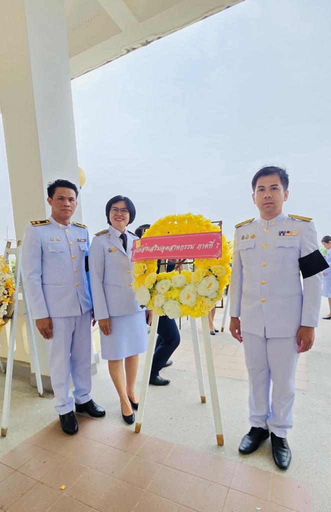 DIPROM Center 7 ร่วมพิธีวางพวงมาลาถวายราชสักการะ เนื่องในวันคล้ายวันสวรรคตสมเด็จพระนเรศวรมหาราช