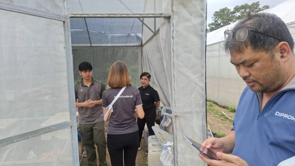 DIPROM Center 7 ลงพื้นที่ติดตามผลการดำเนินงานโครงการ“การยกระดับสินค้าเกษตรสู่เกษตรอุตสาหกรรม” พร้อมถ่ายทำ Success Story ณ จังหวัดอำนาจเจริญ