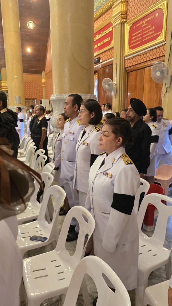 DIPROM Center 7 ร่วมพิธีบำเพ็ญกุศลสวดพระอภิธรรมพระศพ สมเด็จพระเจ้าลูกเธอ เจ้าฟ้าพัชรกิติยาภา นเรนทิราเทพยวดี กรมหลวงราชสาริณีสิริพัชร มหาวัชรราชธิดา