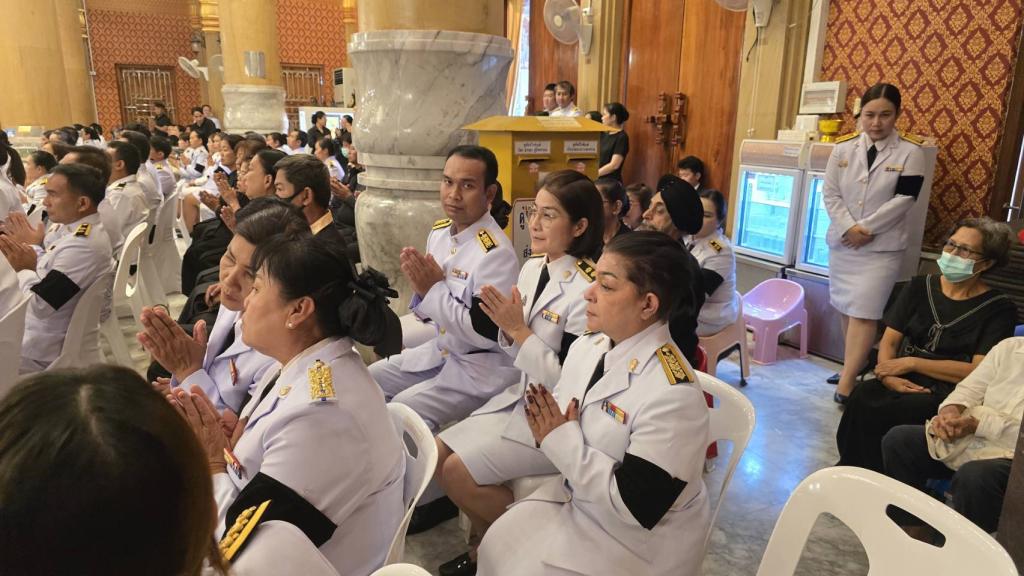 DIPROM Center 7 ร่วมพิธีบำเพ็ญกุศลสวดพระอภิธรรมพระศพ สมเด็จพระเจ้าลูกเธอ เจ้าฟ้าพัชรกิติยาภา นเรนทิราเทพยวดี กรมหลวงราชสาริณีสิริพัชร มหาวัชรราชธิดา