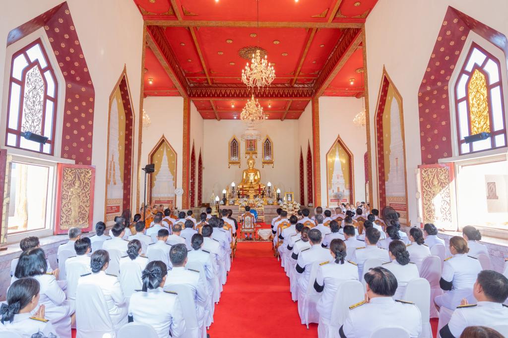 DIPROM Center 7 ร่วมพิธีบำเพ็ญกุศลปัณรสมวาร (15 วัน) น้อมถวายเป็นพระราชกุศลแด่ สมเด็จพระเจ้าลูกเธอ เจ้าฟ้าพัชรกิติยาภา นเรนทิราเทพยวดี กรมหลวงราชสาริณีสิริพัชร มหาวัชรราชธิดา