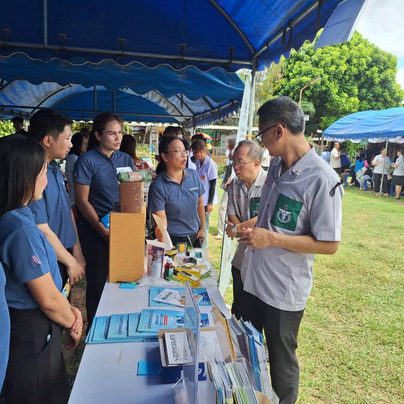 DIPROM Center 7 ลงพื้นที่เผยแพร่ภารกิจและบริการ พร้อมให้คำปรึกษาผู้ประกอบการ ในกิจกรรม พอ.สว. จังหวัดอุบลราชธานี
