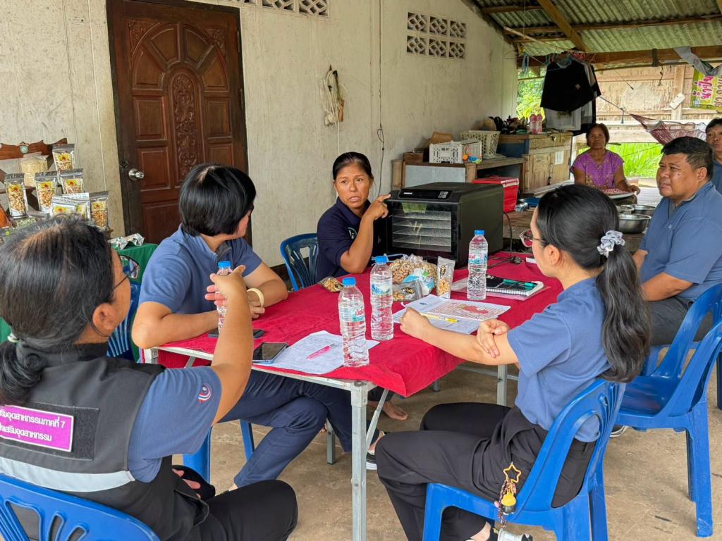 DIPROM Center 7 ลงพื้นที่ยกระดับสินค้าเกษตรแปรรูป เชื่อมเครือข่าย RISMEP พร้อมประชาสัมพันธ์โครงการปี 2570