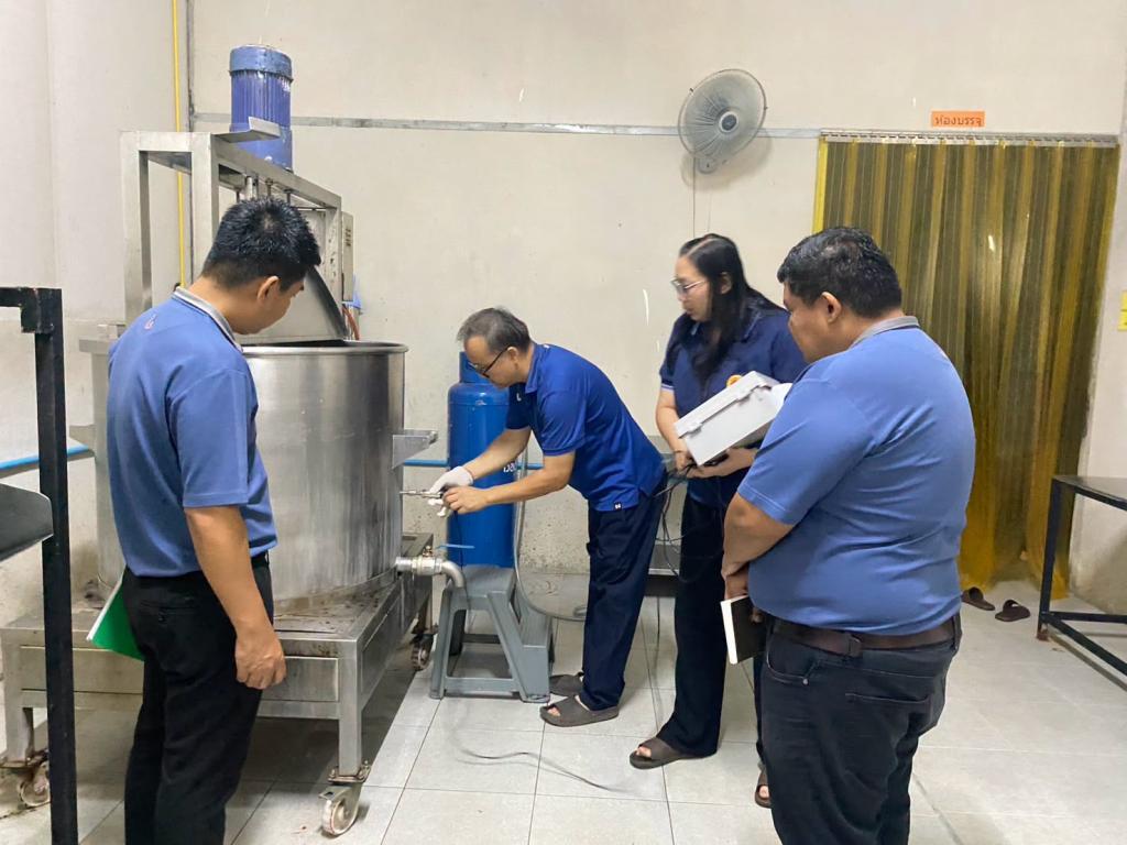 DIPROM Center 7 ลงพื้นที่ติดตามการดำเนินงานการยกระดับกระบวนการผลิตด้วยนวัตกรรมและเทคโนโลยี