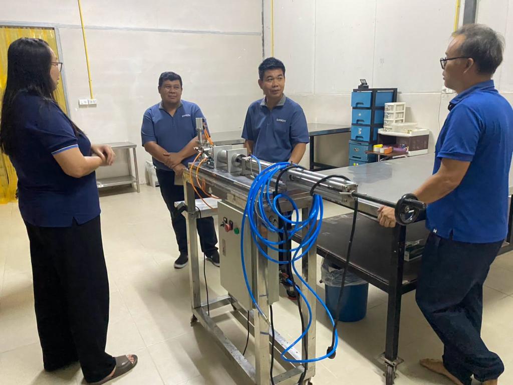 DIPROM Center 7 ลงพื้นที่ติดตามการดำเนินงานการยกระดับกระบวนการผลิตด้วยนวัตกรรมและเทคโนโลยี