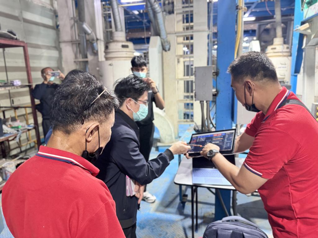 DIPROM Center 7 ลงพื้นที่ติดตามการยกระดับสถานประกอบการด้วยเทคโนโลยีหุ่นยนต์ ระบบอัตโนมัติ และดิจิทัล
