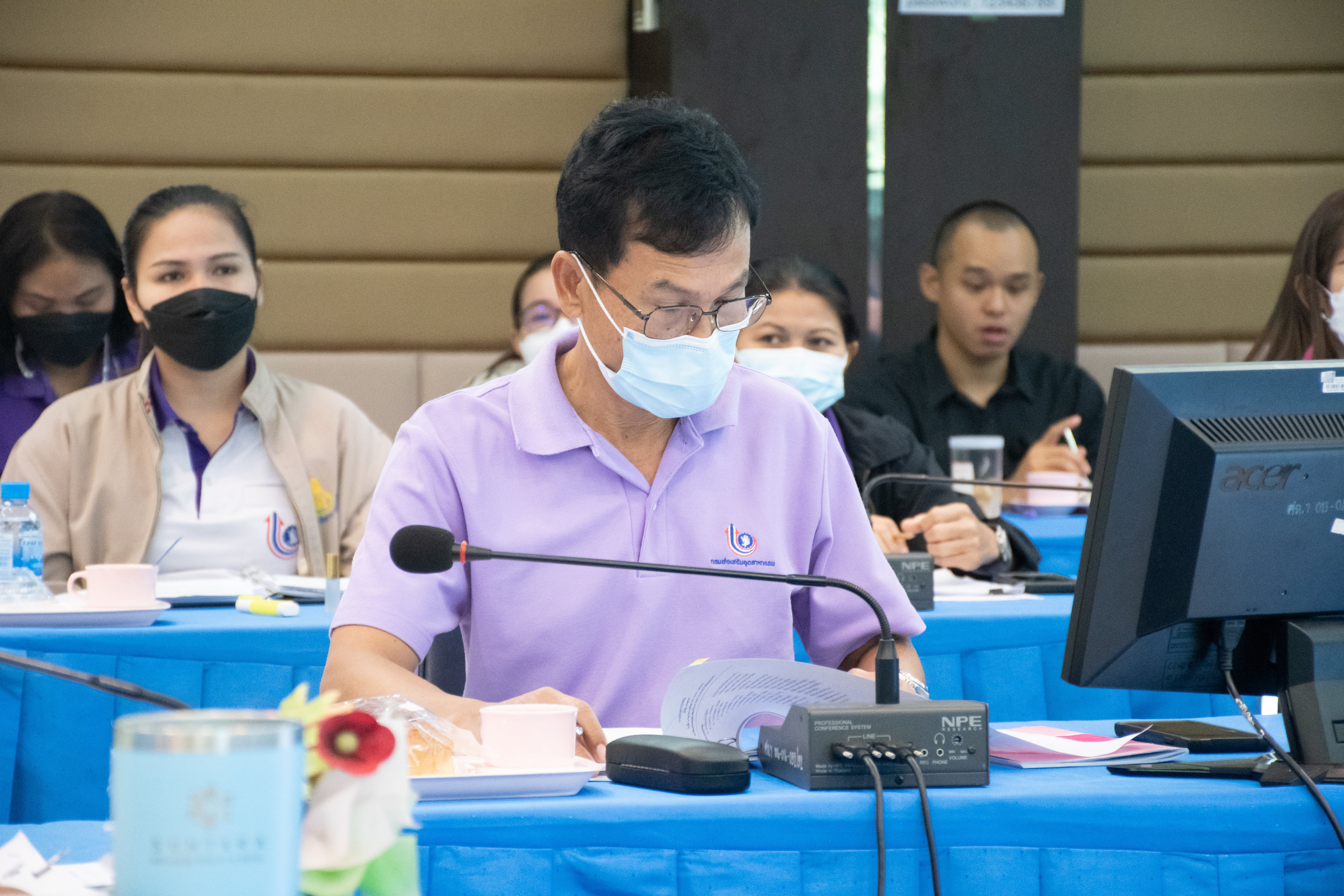 ผอ.ศภ.7 กสอ. ประชุมประจำเดือน พ.ย.64 ติดตามผลการดำเนินงานโครงการ