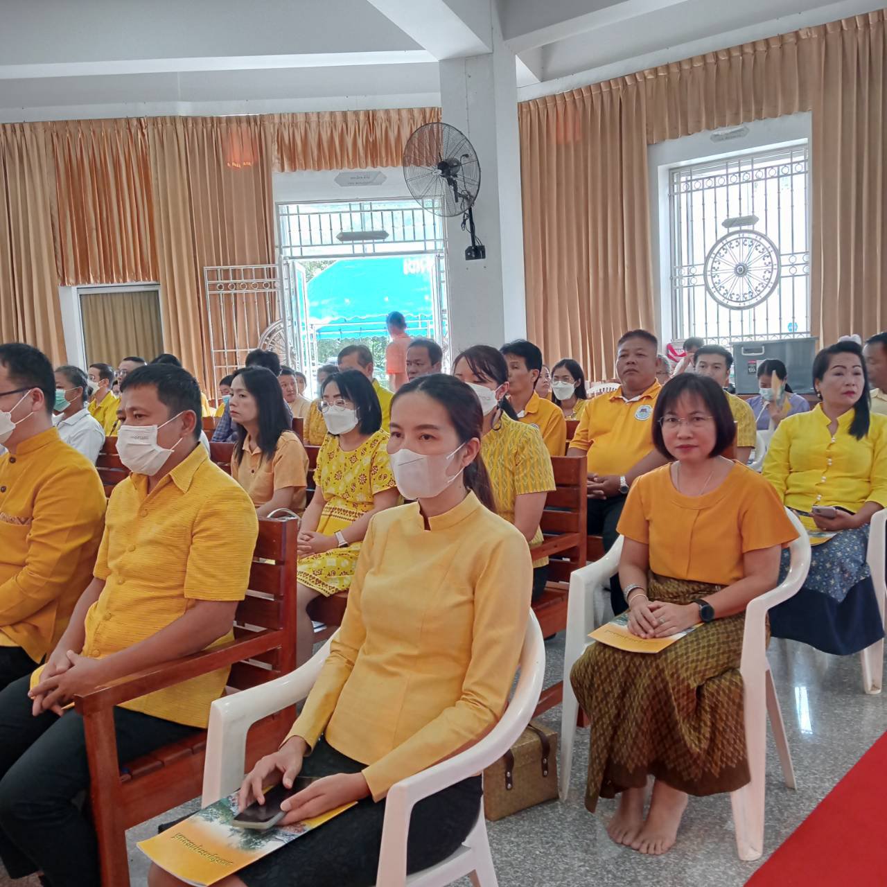 DIPROM CENTER 7เข้าร่วมพิธีเจริญพระพุทธมนต์ เจริญจิตตภาวนา ถวายพระพรชัยมงคล