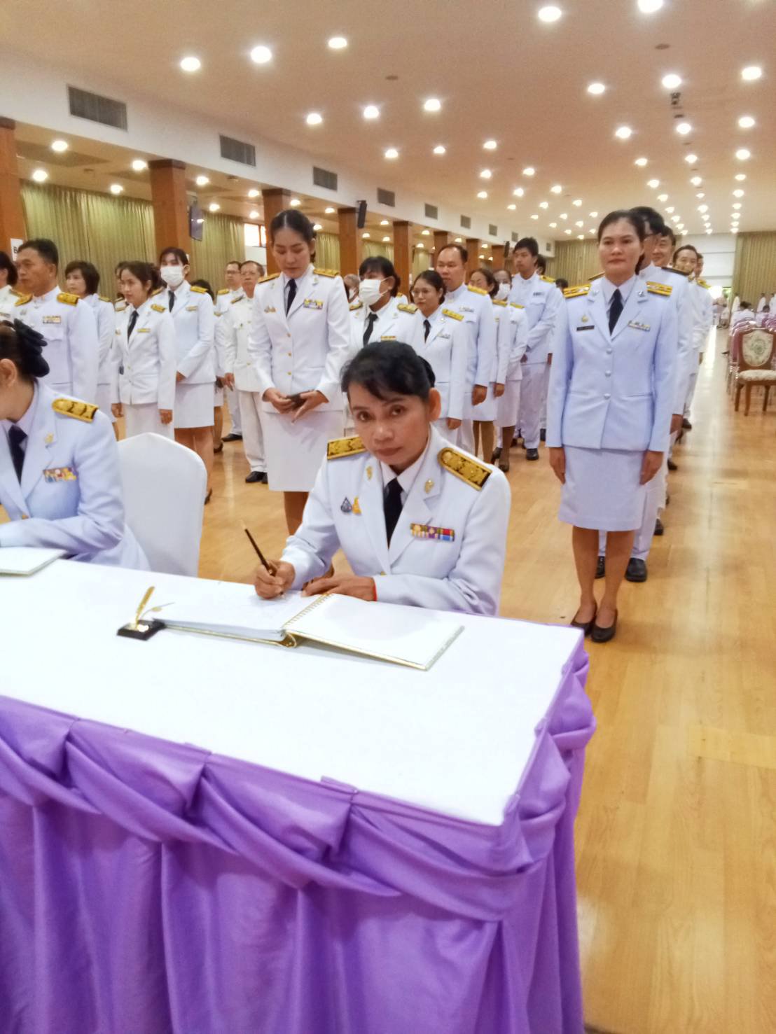 DIPROM Center 7 เข้าร่วมพิธีทำบุญตักบาตรถวายพระราชกุศล และพิธีลงนามถวายพระพรชัยมงคล เนื่องในโอกาสวันเฉลิมพระชนมพรรษา สมเด็จพระนางเจ้าสุทิดา พัชรสุธาพิมลลักษณ พระบรมราชินี วันที่ 3 มิถุนายน 2567