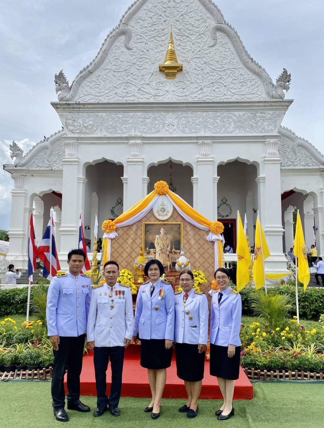 DIPROM Center 7 เข้าร่วมพิธีเสกน้ำพระพุทธมนต์ศักดิ์สิทธิ์ ณ พระอุโบสถ วัดสุปัฏนารามวรวิหาร อำเภอเมืองอุบลราชธานี จังหวัดอุบลราชธานี เพื่อนำไปเข้าพิธีเวียนเทียนสมโภชน้ำพระพุทธมนต์ศักดิ์สิทธิ์ นำทูลเกล้าฯ ถวายพระบาทสมเด็จพระเจ้าอยู่หัว เนื่องในพระราชพิธีมหา