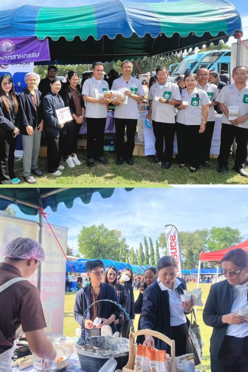 DIPROM CENTER 7 ลงพื้นที่อุบลราชธานี  ร่วมหน่วยแพทย์เคลื่อนที่ พอ.สว. ให้บริการประชาชน—ผลักดันนโยบาย MIND สู่อุตสาหกรรมคู่ชุมชน