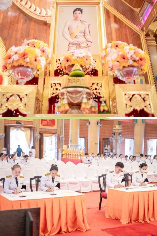 DIPROM CENTER 7 ร่วมพิธีทำบุญตักบาตรและลงนามถวายพระพร เนื่องในวันคล้ายวันประสูติ สมเด็จพระเจ้าลูกเธอ เจ้าฟ้าสิริวัณณวรี นารีรัตนราชกัญญา