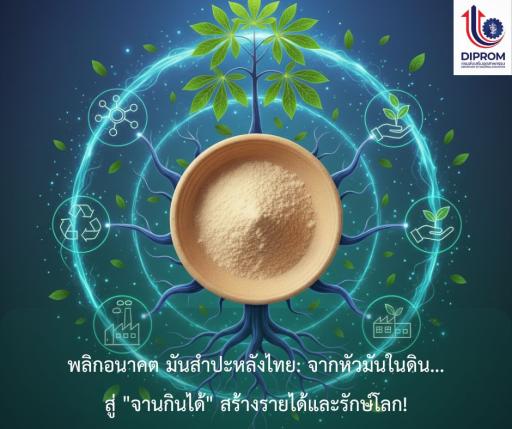 “จานจากแป้งมันสำปะหลัง” — จุดเริ่มต้นเล็ก ๆ ของการเปลี่ยนแปลงโลก